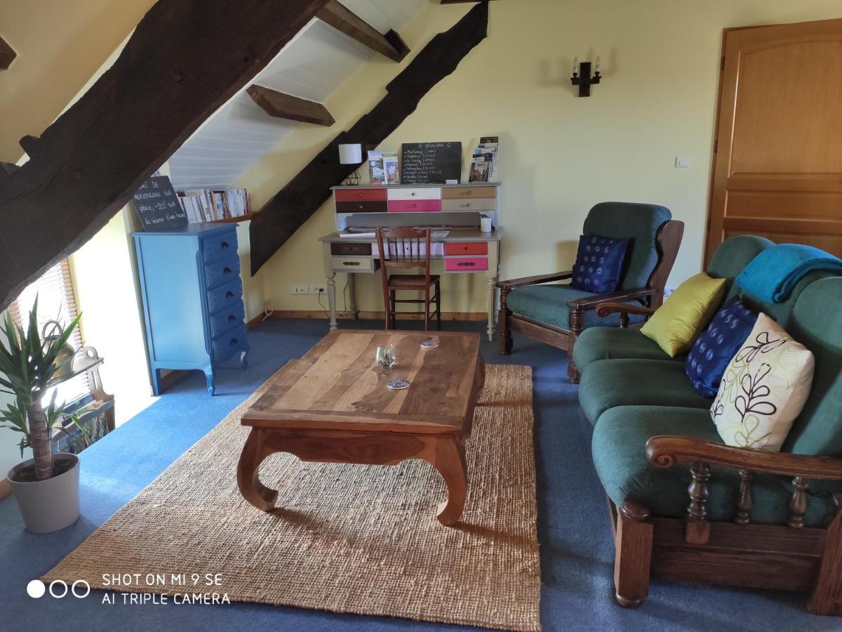 Gite Le Grenier Aux Portes De Broceliande Apartment Reminiac Exterior photo